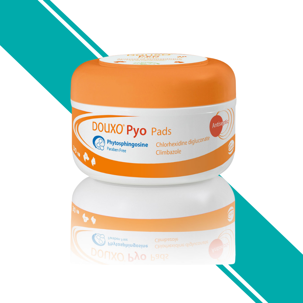 Douxo S3 Pyo Antibacterial Cleansing Pads – Pack of 30